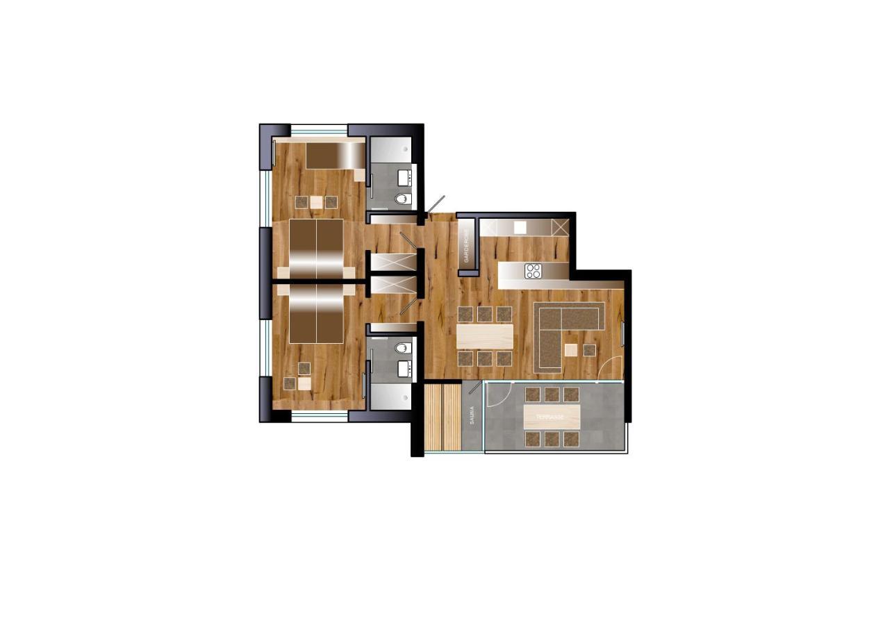 Λlpstern - Silvretta Card Premium Betrieb Apartment Galtuer Ngoại thất bức ảnh
